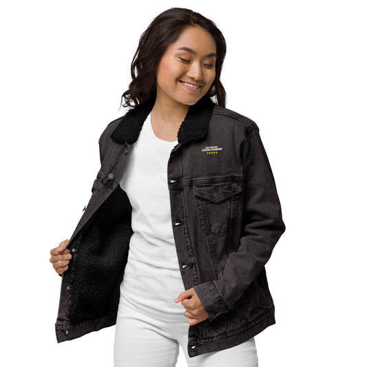 Veste sherpa en jean unisexe