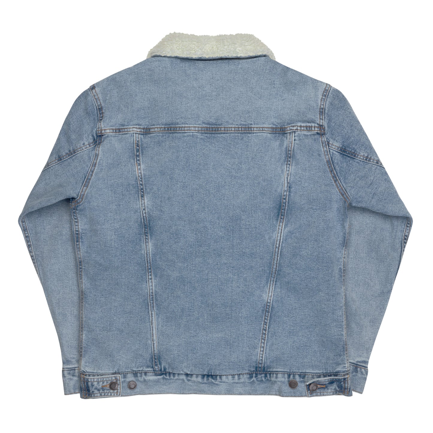 Veste sherpa en jean unisexe